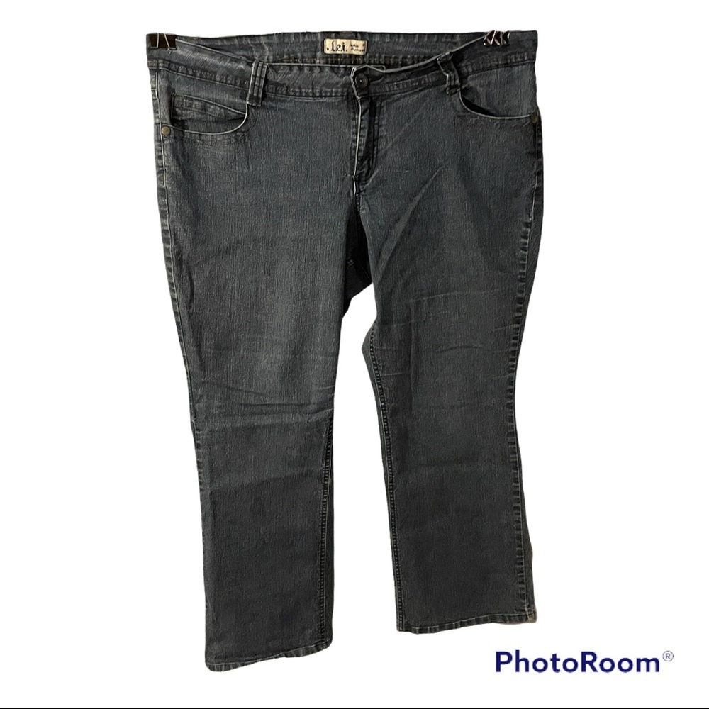 lei Sophia Hip hugger blue jeans